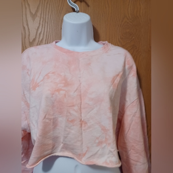 Cropped tie dye long sleeve shirt - Picture 2 of 6